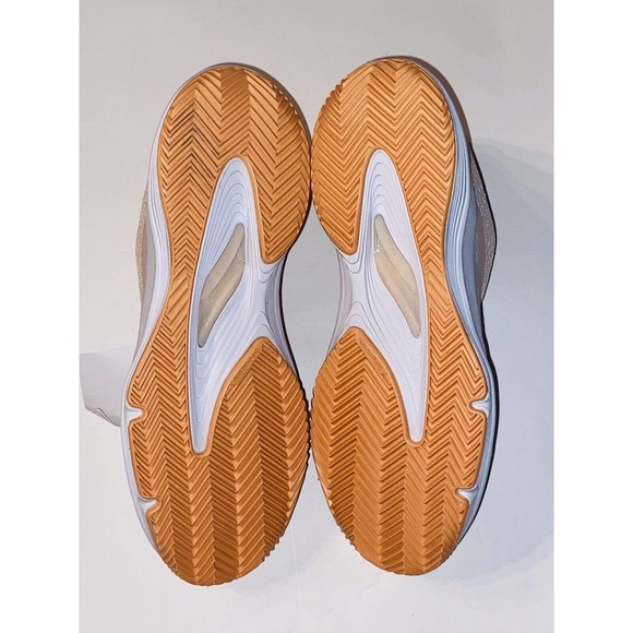 Wilson Women's Size 8 Hurakn Padel Shoes (Scallop Shell/Cantaloupe/White) - Picture 4 of 5